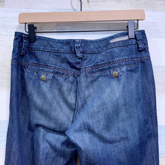 Level 99 Blue Flare Jeans - Picture 5 of 9
